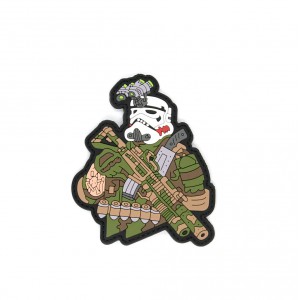 PARCHE NVG STORMTROOPER ARMERÍA DELTA OLIVA GLOWING 11X9.5CM [Strike Gear]